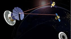 Wireless power beaming will provide auxiliary power to increase the baseline efficiency of small satellites in low Earth orbit.