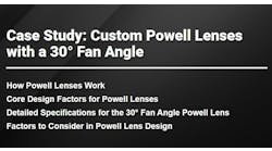 Case Study: Custom Powell Lenses with a 30° Fan Angle