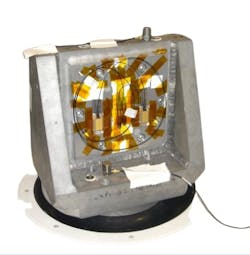 FIGURE 2. Customized test jig for vibrational testing with two butterfly laser diodes properly assembled.