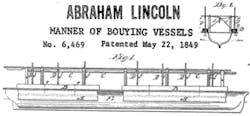 Lincoln patent drawings.